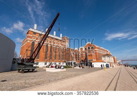 Lisbon, Portugal - 2 March 2020: Electricity Museum Inside Tejo Power Station.