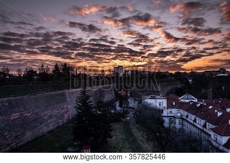 The Basilica Of St Peter And St Paul Is A Neo-gothic Church In Vyšehrad Fortress In Prague, Czech Re