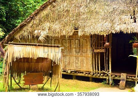 Sabah, My - June 21: Mari Mari Cultural Village Rungus Tribe Old House On June 21, 2016 In Sabah, Ma