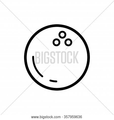 Bowling And Pin Icon Vector Template Design Trendy