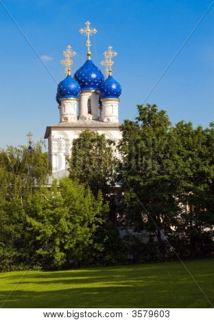 Kerk van onze Vrouwe van Kazan op Kolomenskoe. Moskou, Rusland