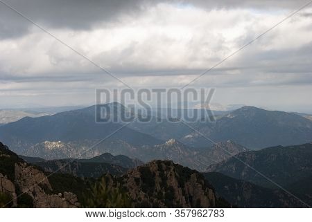 View Of The Panorama Of Sarrabus Mountains