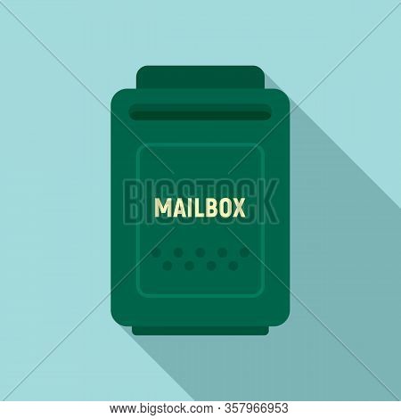 Empty Mailbox Icon. Flat Illustration Of Empty Mailbox Vector Icon For Web Design