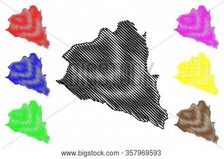 Prilep Municipality (republic Of North Macedonia, Pelagonia Statistical Region) Map Vector Illustrat
