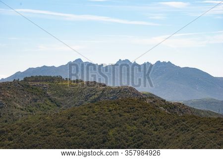 View Of The Panorama Of Sarrabus Mountains