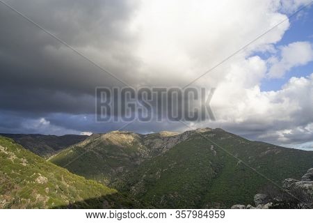 View Of The Panorama Of Sarrabus Mountains