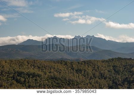View Of The Panorama Of Sarrabus Mountains