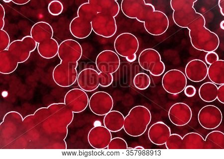 Creative Beautiful Many Organic Unicellulars Computer Graphic Texture Or Background Illustration