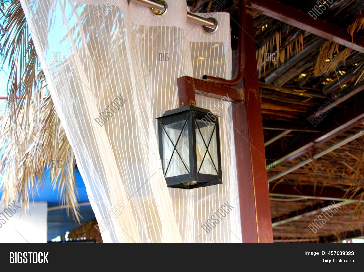 Lamp Hanging Wooden Image & Photo (Free Trial) Bigstock