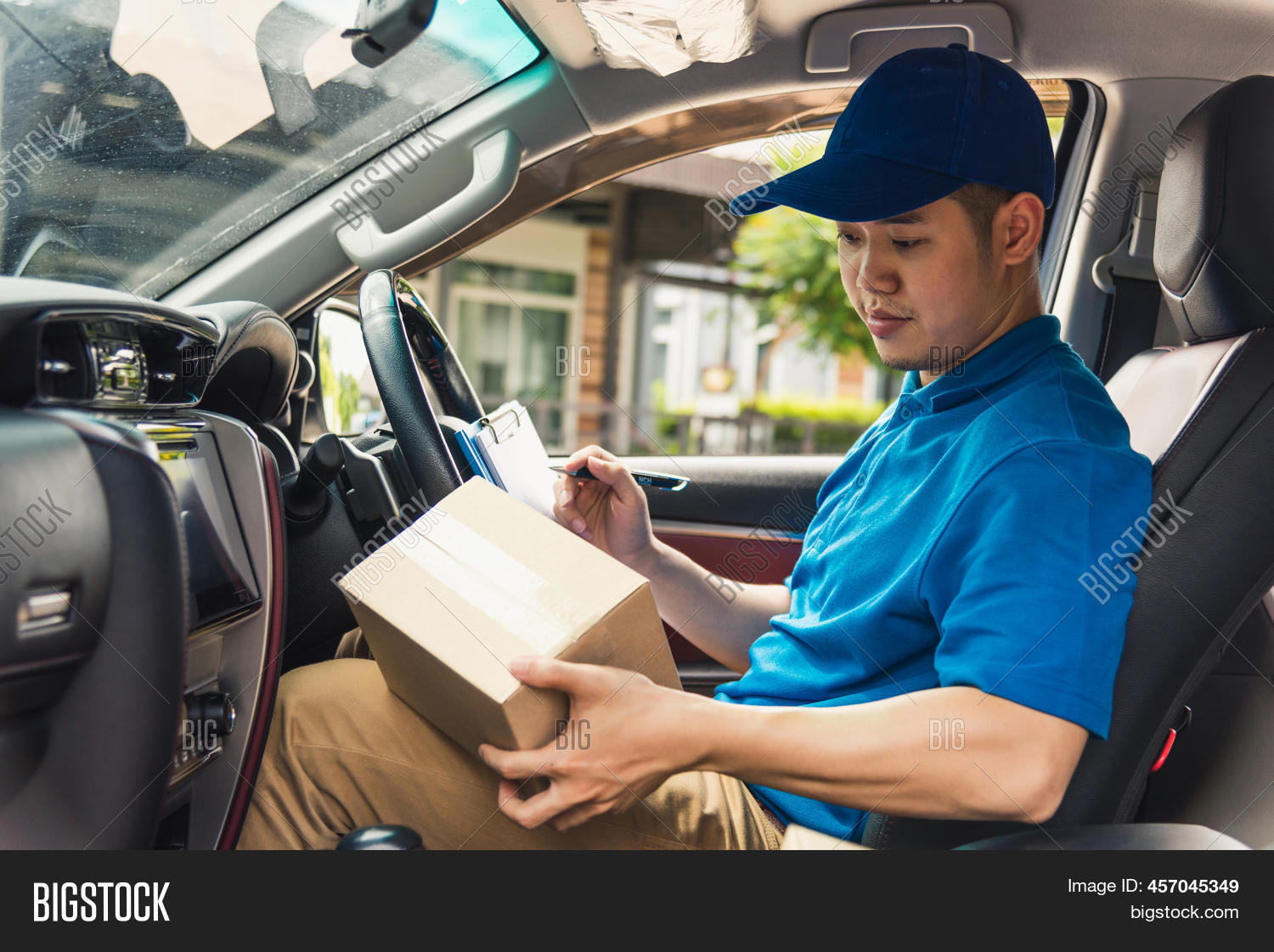 Asian Young Delivery Image & Photo (Free Trial) Bigstock