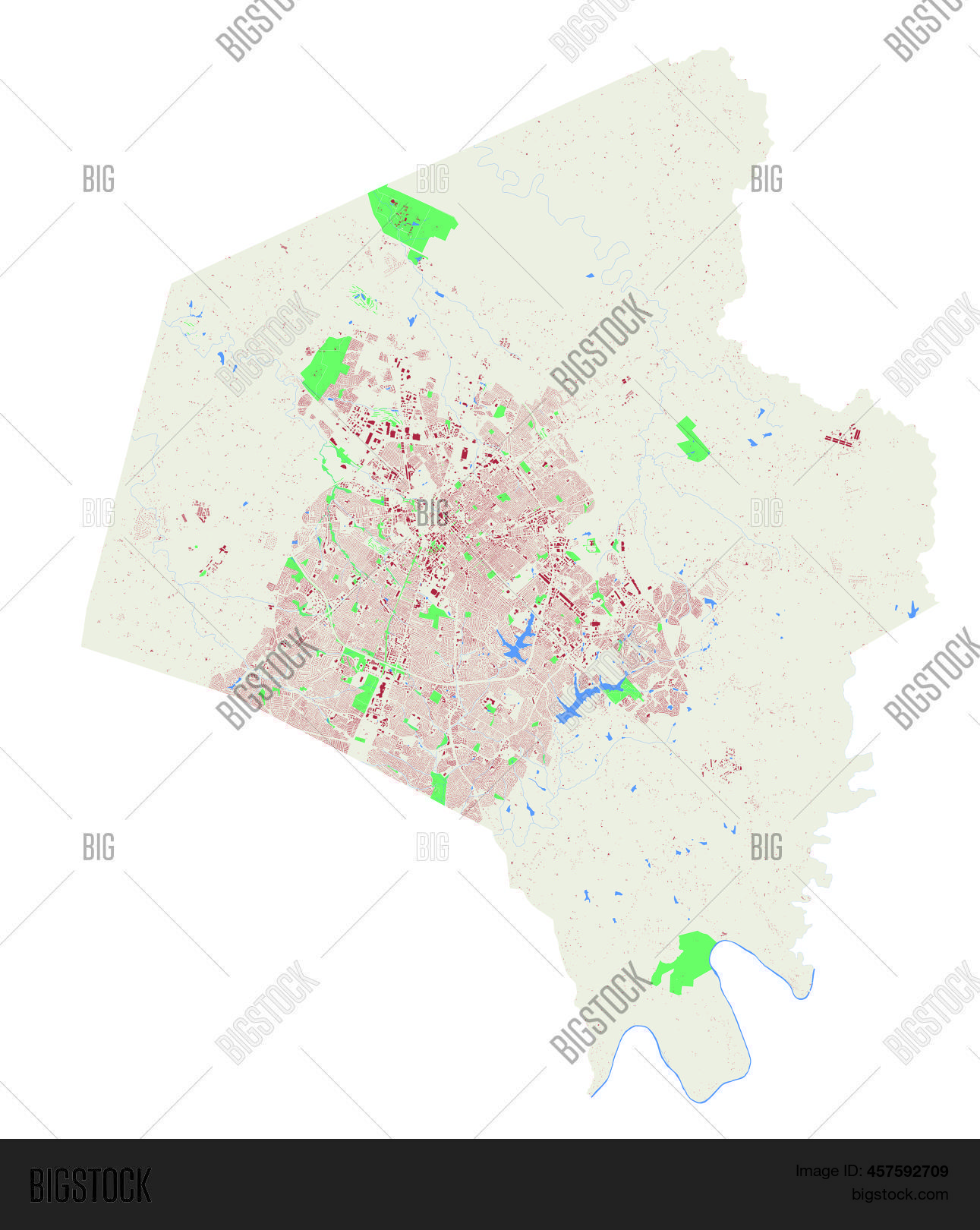 Lexington Vector Map Vector & Photo (Free Trial) Bigstock