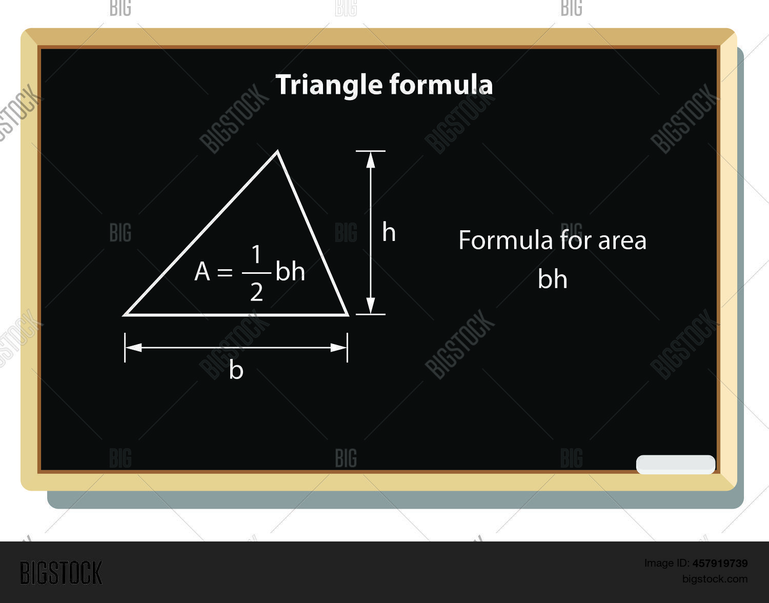 Triangle Formula. Vector & Photo (Free Trial) Bigstock