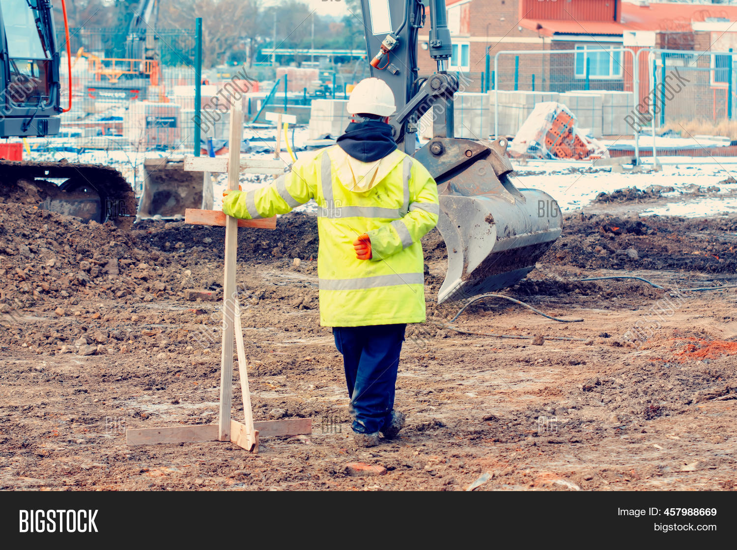 Digging Expert Excavator Digging Image & Photo (Free Trial) | Bigstock
