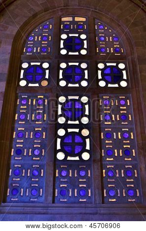 stained glass cross