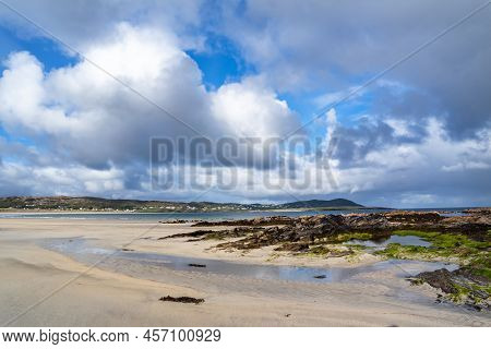 Portnoo Seen From Carrickfad At Narin Strand In County Donegal Ireland