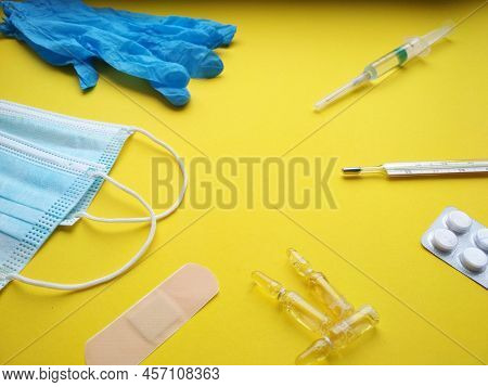 Set Of Tools For Treating Patients, Background Image