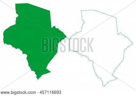Pe De Serra Municipality (bahia State, Municipalities Of Brazil, Federative Republic Of Brazil) Map 