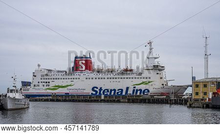 The Car Ferry Stena Nautica At Port In Grenå, Denmark, June 17, 2022