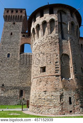 Ancient Medieval Castle Of Vignola, La Rocca Di Vignola. Modena, Italy.