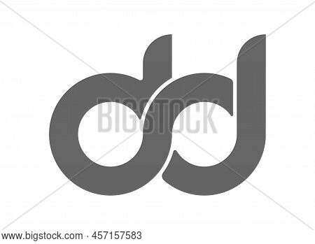 Circular Combination Of Lowercase Letters B And P. Design For A Monogram, Logo, Emblem Or Sticker. F