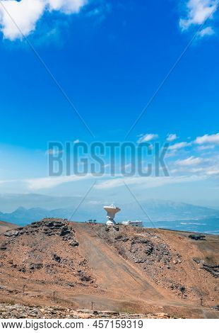 Astronomical Observatory In Sierra Nevada Under Blue Sky
