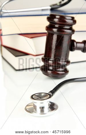 Concetto di medicina forense close up