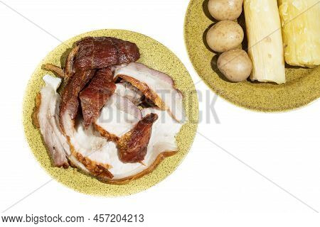 Llanera Meat Colombian Typical Dish; Dish Served With Grilled Meat