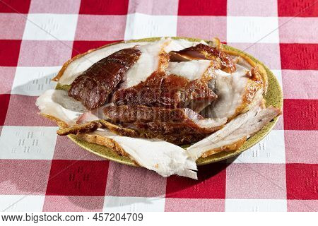 Llanera Meat Colombian Typical Dish; Dish Served With Grilled Meat