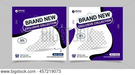 Banner Sports Shoe Sale Social Media Post. Modern Advertising, Fully Editable Design
