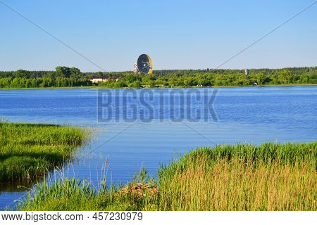 Radio Telescope At The Kalyazinskaya Radio Astronomy Observatory On The Volga Rive