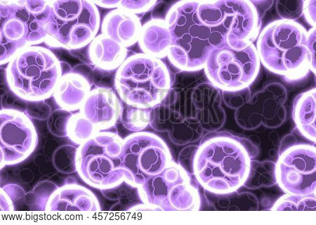 Design Modern Purple A Lot Of Biological Cells Computer Graphics Background Illustration