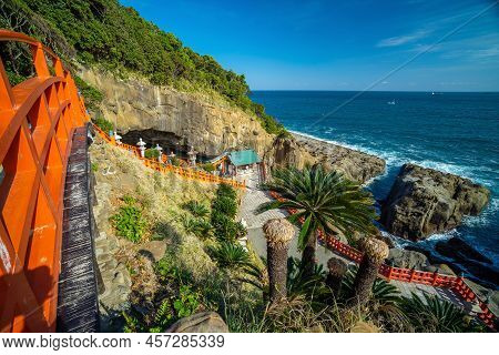 Udo Shrine, Located On The Nichinan Coast South Of Miyazaki City