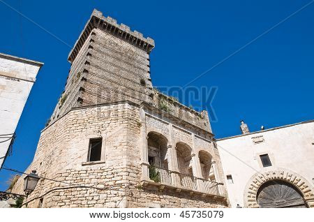Castello Ducale. Ceglie Messapica. Puglia. Italia.