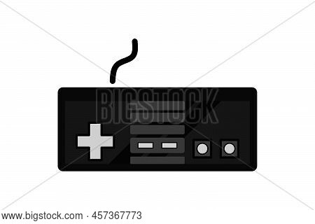 Vector Joystick Game Controller. Gamepad Vector Illustration. Video Game Stick Illustration