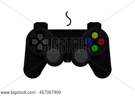 Vector Joystick Game Controller. Gamepad Vector Illustration. Video Game Stick Illustration
