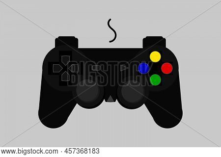Vector Joystick Game Controller. Gamepad Vector Illustration. Video Game Stick Illustration
