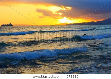 Ledes til havet