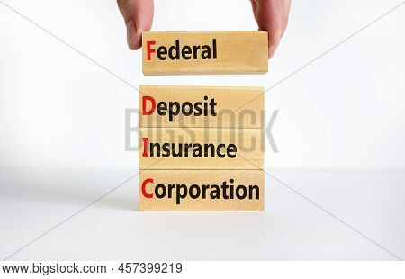 Fdic Federal Deposit Insurance Corporation Symbol. Concept Words Fdic Federal Deposit Insurance Corp