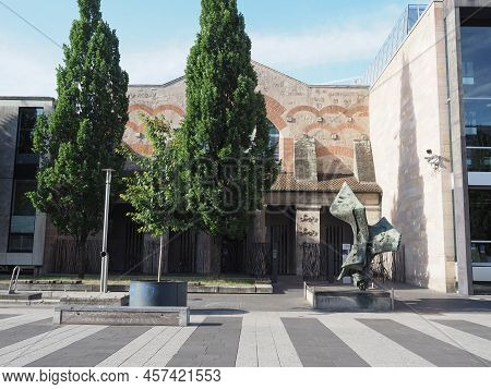 Nuernberg, Germany - Circa June 2022: Germanisches Nationalmuseum, Translation German National Museu
