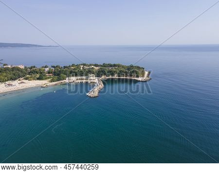 Amazing Aerial View Of South Beach Of Town Of Kiten, Burgas Region, Bulgaria