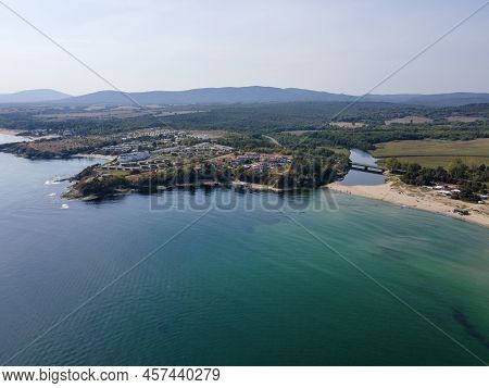 Amazing Aerial View Of South Beach Of Town Of Kiten, Burgas Region, Bulgaria