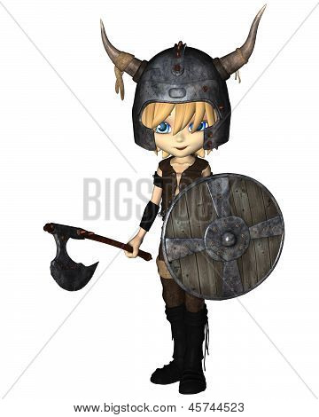 Toon Viking Warrior Boy