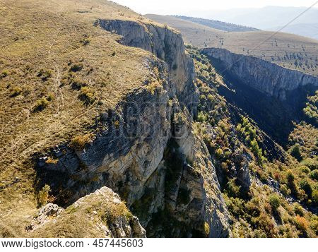 Aerial View Of Rock Formation Stolo At Ponor Mountain, Bulgaria