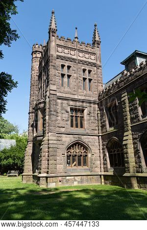 Princeton, Nj - June 19 2022:  Academic Building On The Campus Of Princeton University