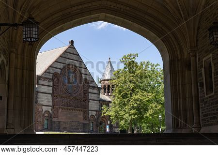 Princeton, Nj - June 19 2022:  Academic Building On The Campus Of Princeton University