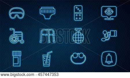 Set Line Emergency Phone Call, Blood Pressure, Domino, Walker, Wheelchair, Eye Sleep Mask, Disco Bal