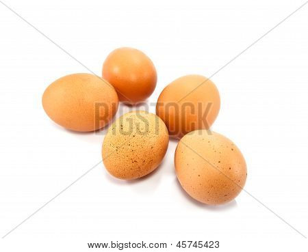 Eggs Stack Isolated