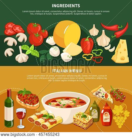 Italian Menu Vector & Photo (Free Trial) | Bigstock