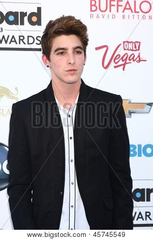 LOS ANGELES -  MAY 19:  Jackson Guthy arrives at the Billboard Music Awards 2013 at the MGM Grand Garden Arena on May 19, 2013 in Las Vegas, NV