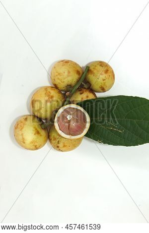 Baccaurea Motleyana With Leaf For Eat